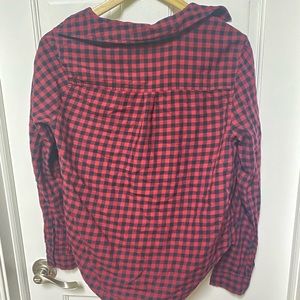 Red plaid flannel